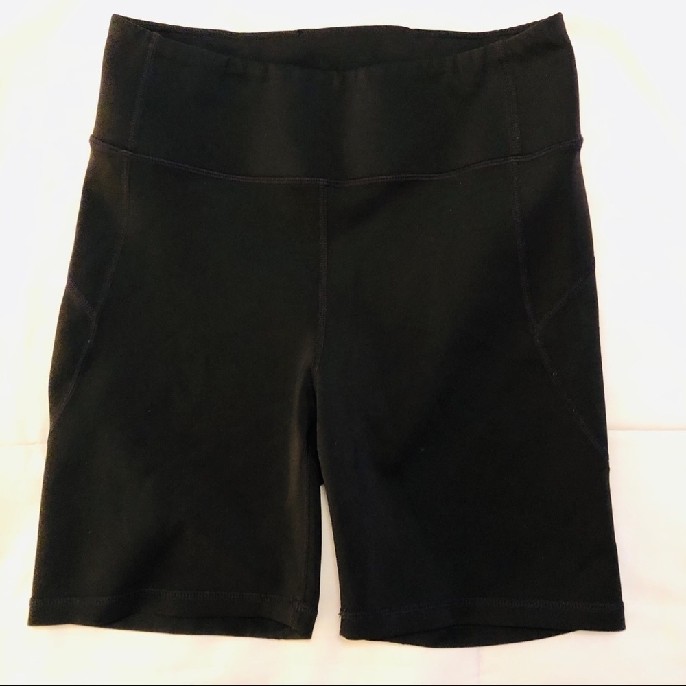 Revolve Athletic Bike Shorts by Lovewave Black M High Rise longline